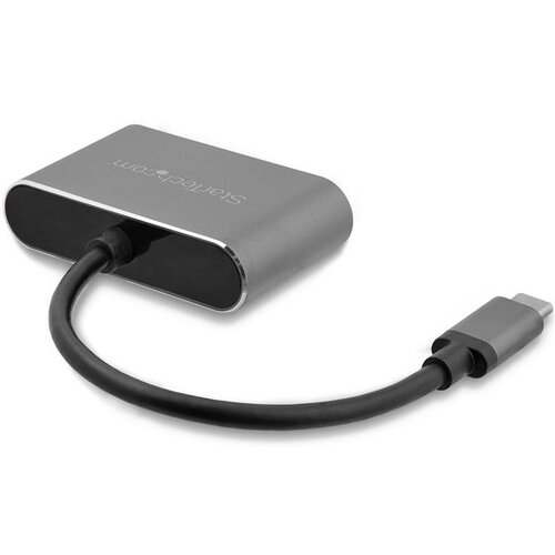 Venta de StarTech.com Adaptador USB A/C Macho 2x HDMI Gris, 107B-USB-HDMI