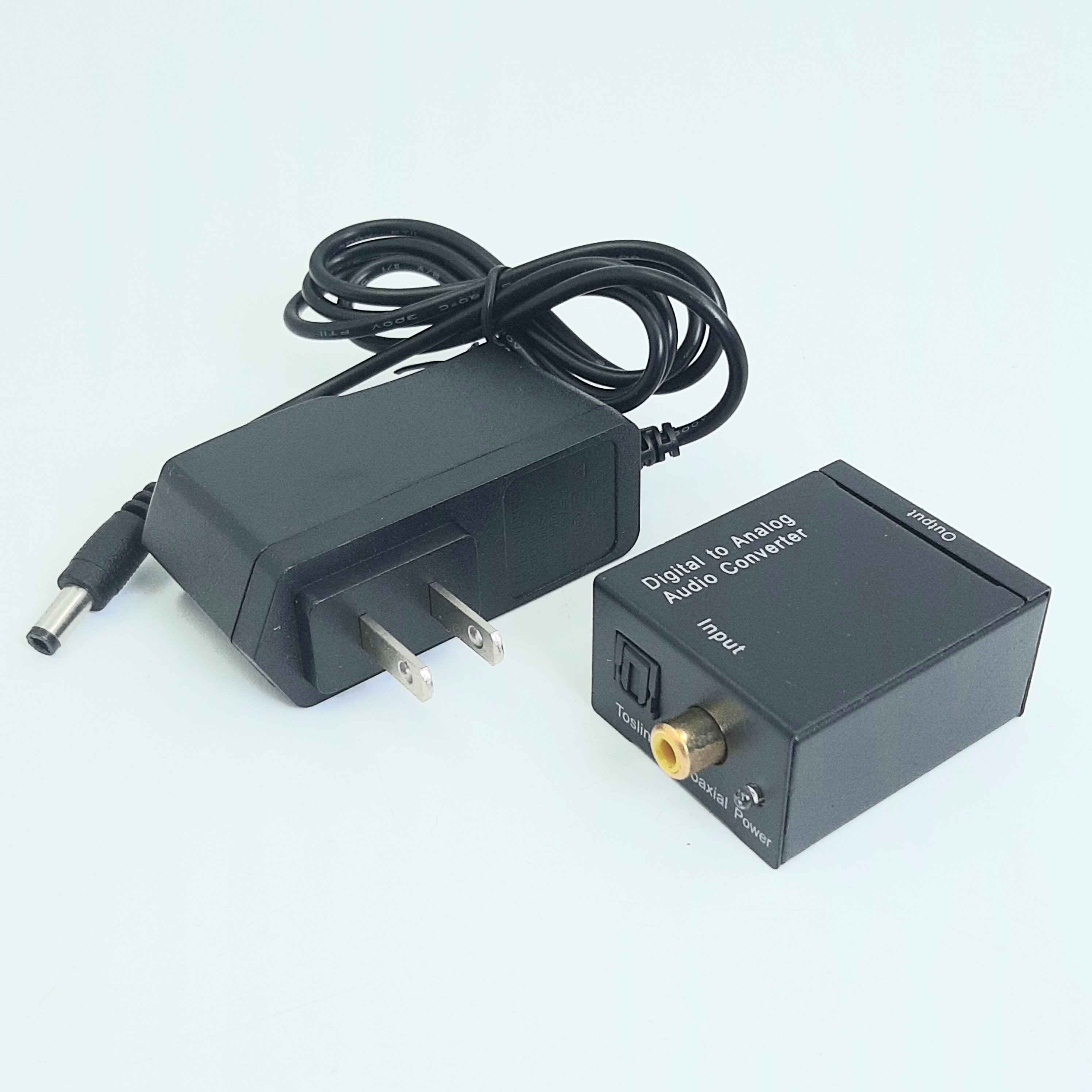 Óptico a coaxial, convertidor de audio digital coaxial a óptico, adaptador  divisor de convertidor de audio digital bidireccional, Plug and Play